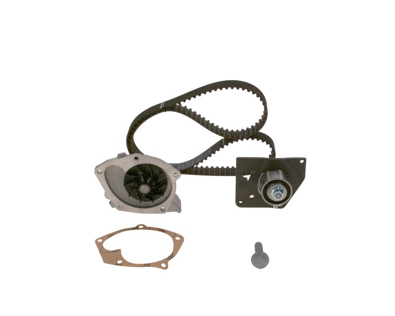 1987946394 BOSCH Pompa acqua + Kit cinghie dentate 