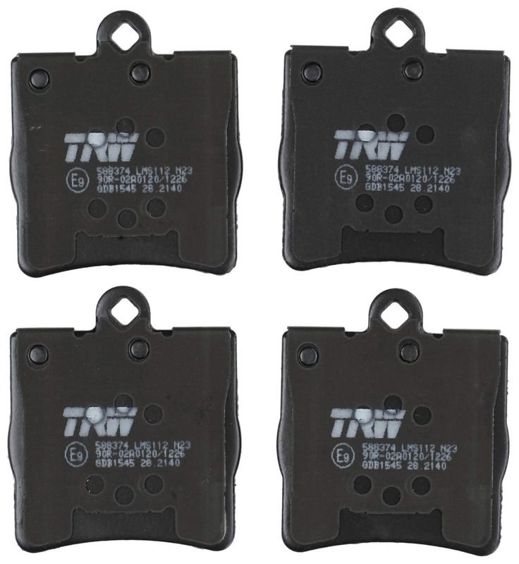 GDB1545 TRW Kit pastiglie freno, Freno a disco 