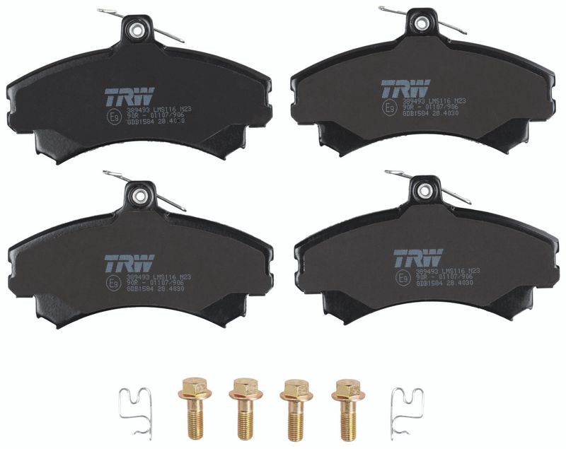 GDB1584 TRW Kit pastiglie freno, Freno a disco 