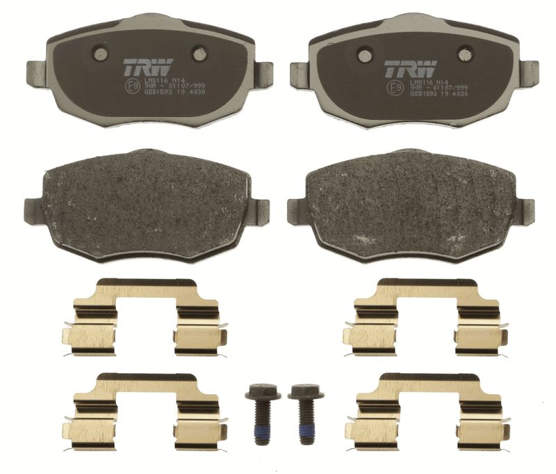 GDB1593 TRW Kit pastiglie freno, Freno a disco 