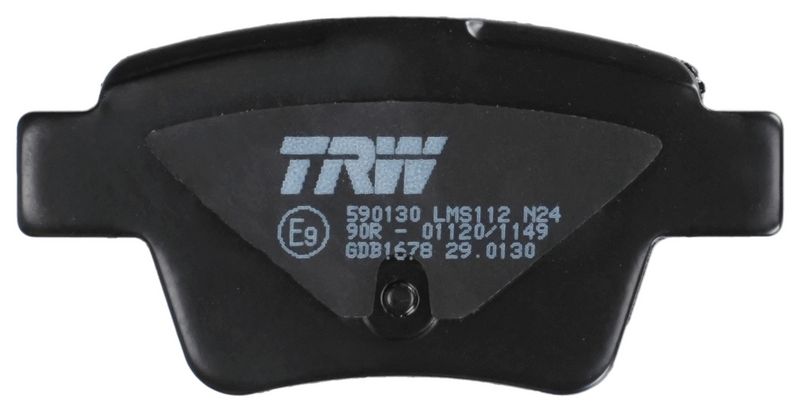 GDB1678 TRW Kit pastiglie freno, Freno a disco 