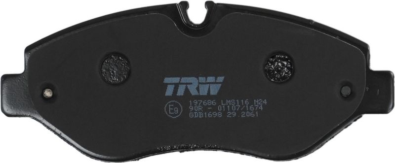 GDB1698 TRW Kit pastiglie freno, Freno a disco 