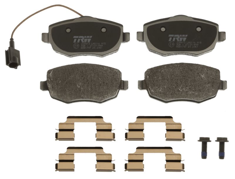 GDB1707 TRW Kit pastiglie freno, Freno a disco 