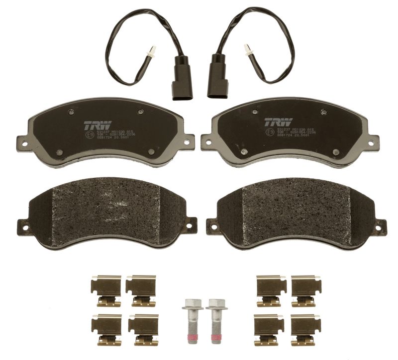 GDB1724 TRW Kit pastiglie freno, Freno a disco 