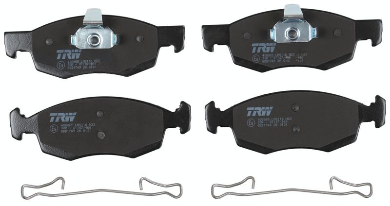 GDB1749 TRW Kit pastiglie freno, Freno a disco 