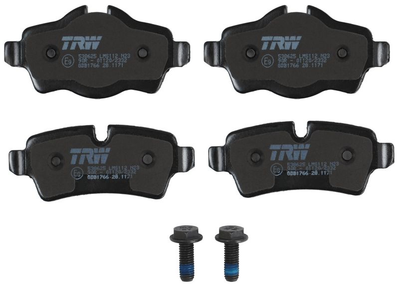 GDB1766 TRW Kit pastiglie freno, Freno a disco 