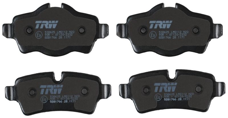 GDB1766 TRW Kit pastiglie freno, Freno a disco 