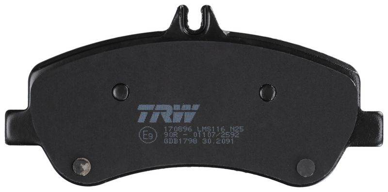 GDB1798 TRW Kit pastiglie freno, Freno a disco 
