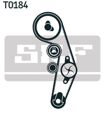 VKMA01143 SKF Kit cinghie dentate 