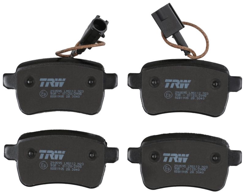GDB1905 TRW Kit pastiglie freno, Freno a disco 