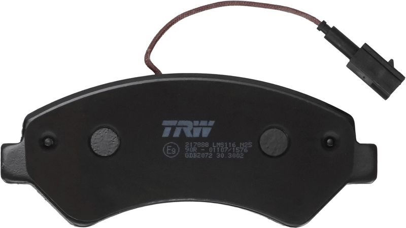 GDB2072 TRW Kit pastiglie freno, Freno a disco 
