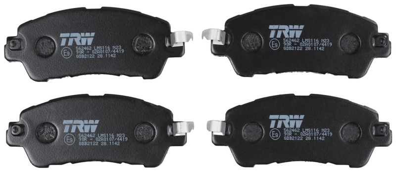 GDB2122 TRW Kit pastiglie freno, Freno a disco 