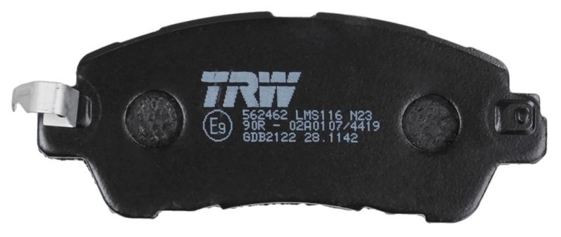 GDB2122 TRW Kit pastiglie freno, Freno a disco 