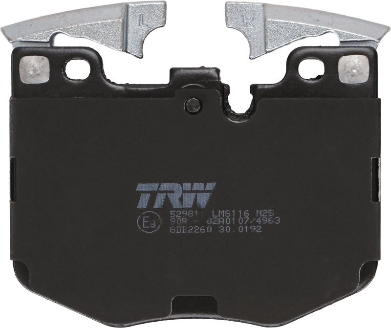 GDB2260 TRW Kit pastiglie freno, Freno a disco 
