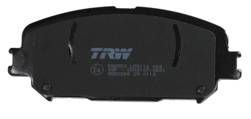GDB2268 TRW Kit pastiglie freno, Freno a disco 