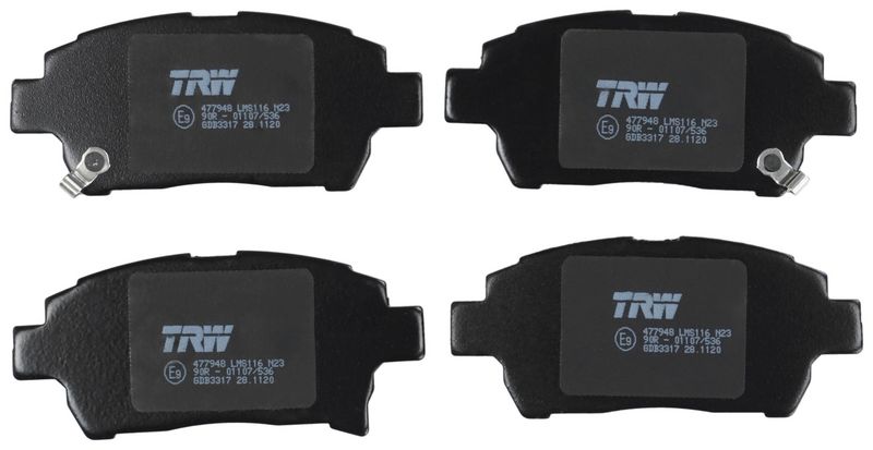GDB3317 TRW Kit pastiglie freno, Freno a disco 