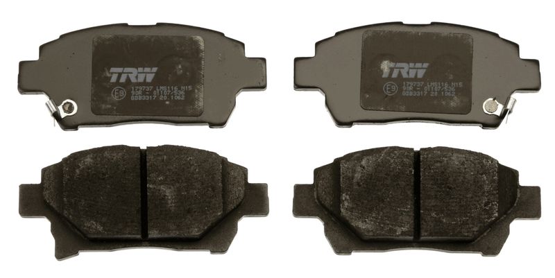 GDB3317 TRW Kit pastiglie freno, Freno a disco 