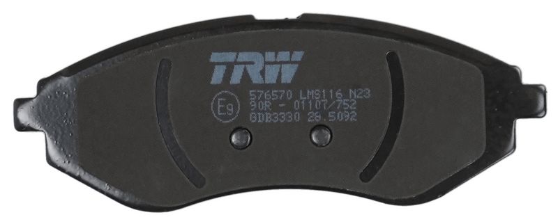 GDB3330 TRW Kit pastiglie freno, Freno a disco 