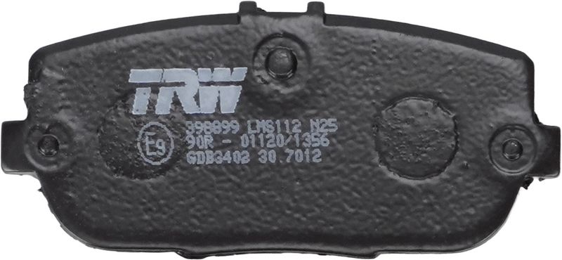 GDB3402 TRW Kit pastiglie freno, Freno a disco 