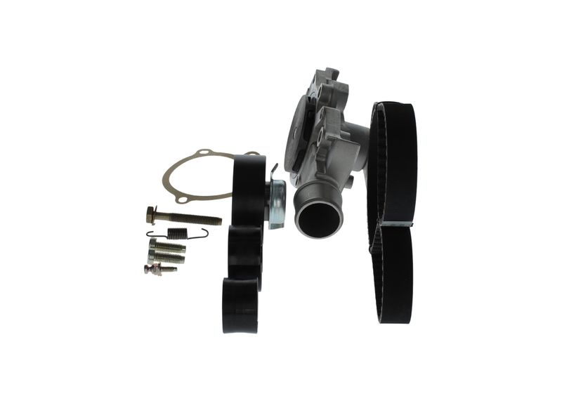 1987948528 BOSCH Pompa acqua + Kit cinghie dentate 