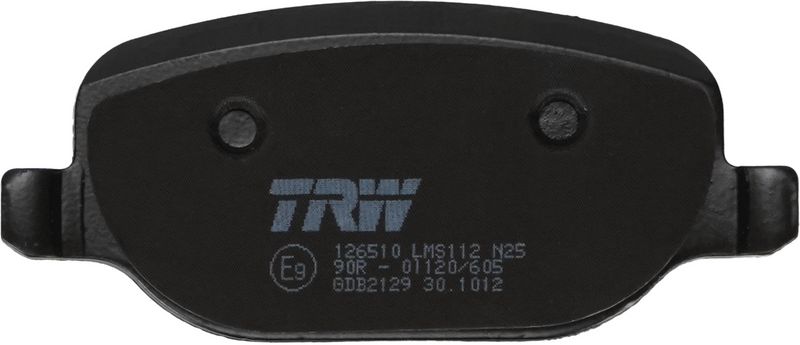 GDB2129 TRW Kit pastiglie freno, Freno a disco 
