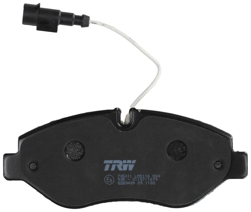 GDB3439 TRW Kit pastiglie freno, Freno a disco 