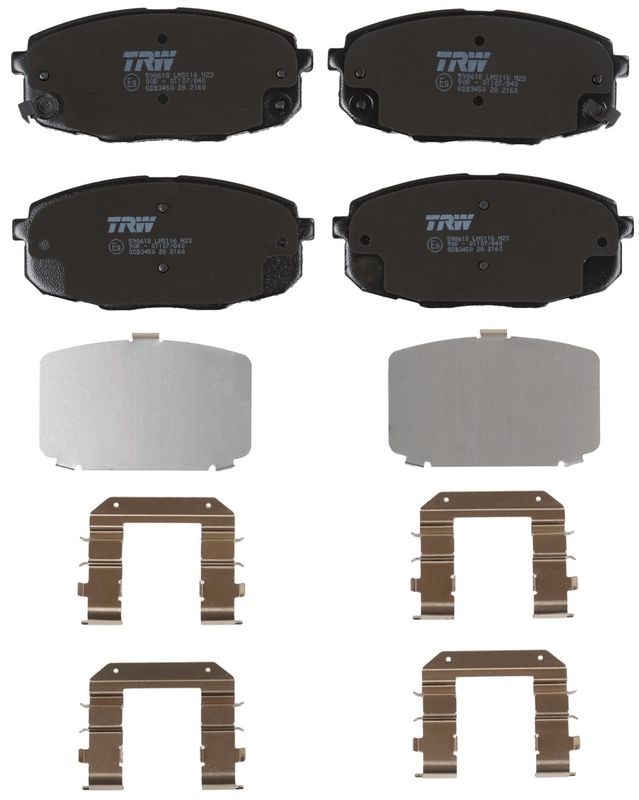 GDB3450 TRW Kit pastiglie freno, Freno a disco 