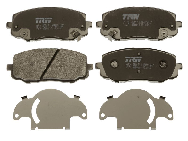 GDB3510 TRW Kit pastiglie freno, Freno a disco 