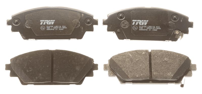 GDB3592 TRW Kit pastiglie freno, Freno a disco 