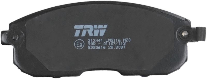 GDB3616 TRW Kit pastiglie freno, Freno a disco 