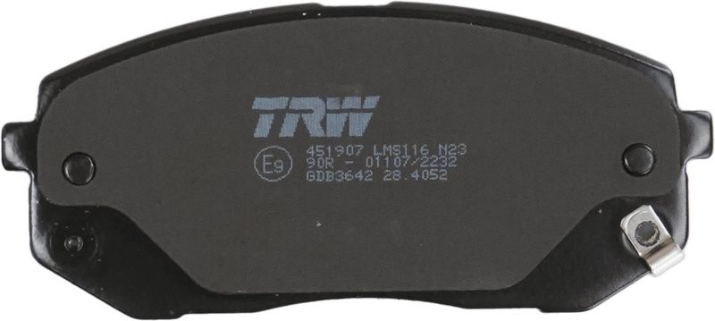 GDB3642 TRW Kit pastiglie freno, Freno a disco 