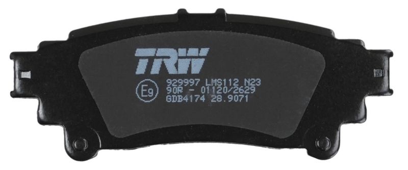 GDB4174 TRW Kit pastiglie freno, Freno a disco 