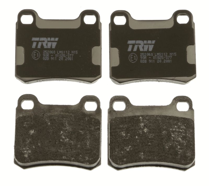 GDB911 TRW Kit pastiglie freno, Freno a disco 