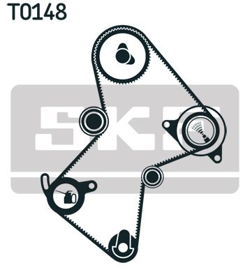 VKMA06115 SKF Kit cinghie dentate 