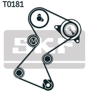 VKMA06117 SKF Kit cinghie dentate 