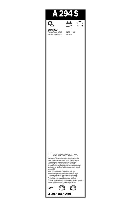 3397007294 BOSCH Spazzola tergi 