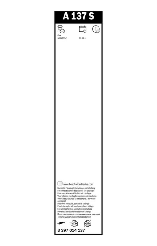 3397014137 BOSCH Spazzola tergi 