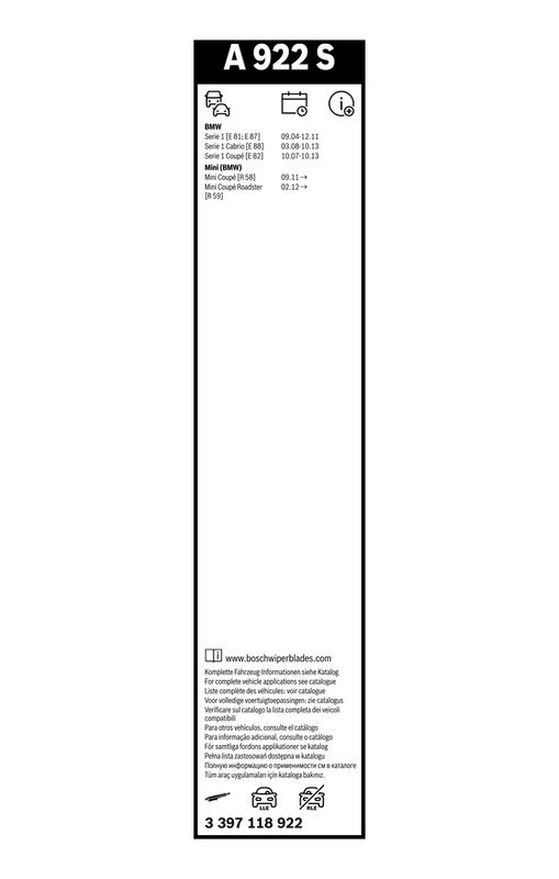 3397118922 BOSCH Spazzola tergi 
