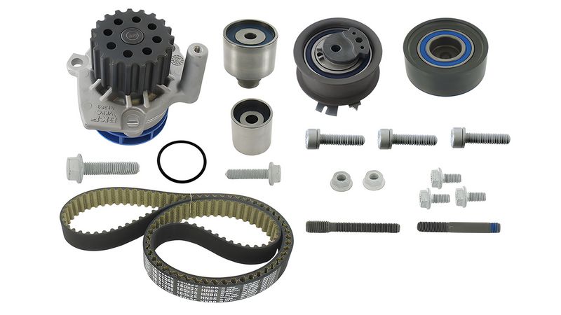 VKMC 01148-2 SKF Pompa acqua + Kit cinghie dentate 