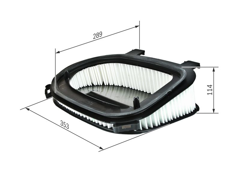 F026400366 BOSCH Filtro aria 
