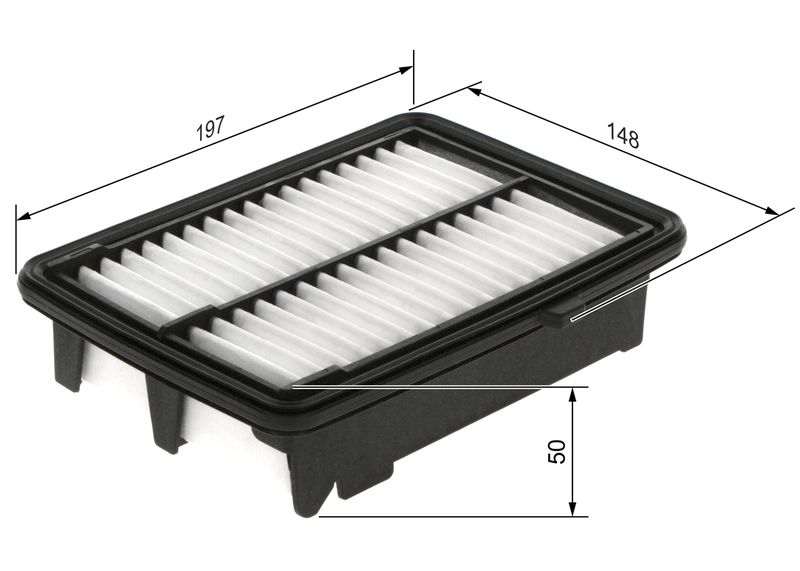 F026400384 BOSCH Filtro aria 