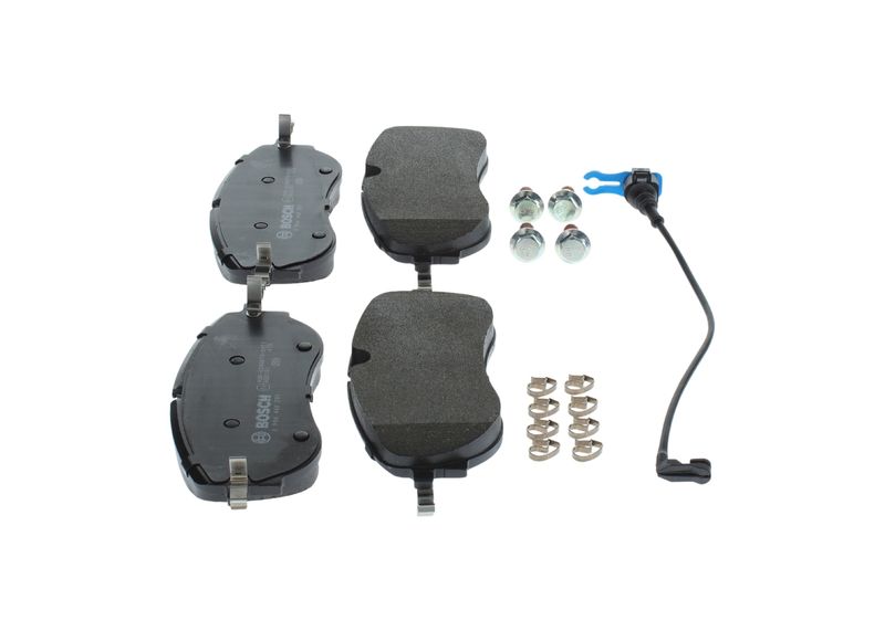 0986460281 BOSCH Kit pastiglie freno, Freno a disco 