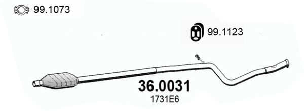 36.0031 ASSO Catalizzatore 