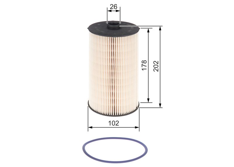F026402748 BOSCH Filtro carburante 
