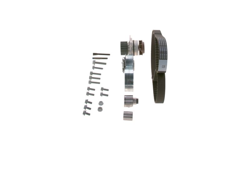 1987946943 BOSCH Pompa acqua + Kit cinghie dentate 