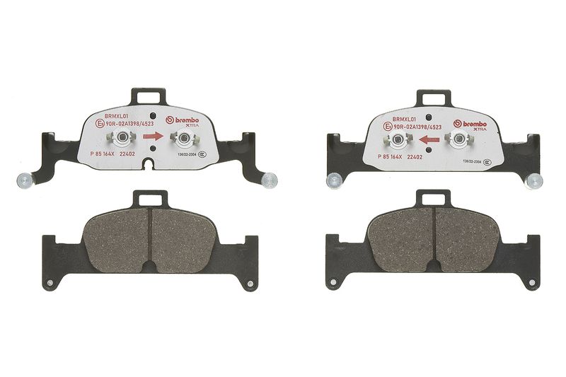 P85164X BREMBO Kit pastiglie freno, Freno a disco 
