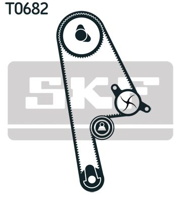 VKMA93001 SKF Kit cinghie dentate 