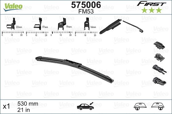 575006 VALEO Spazzola tergi 