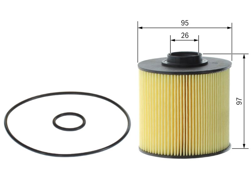 F026402376 BOSCH Filtro carburante 