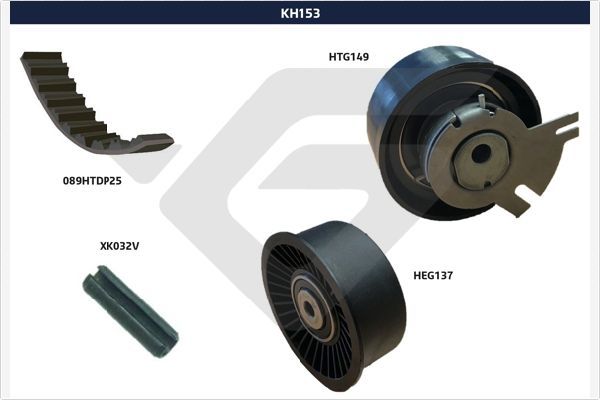 KH153 HUTCHINSON Kit cinghie dentate 